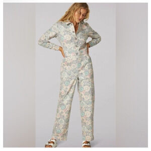 Lee Workwear Womens Coveralls XL Cottagecore Fun Chore Barn Outdoor Utility